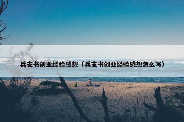 兵支书创业经验感想（兵支书创业经验感想怎么写）