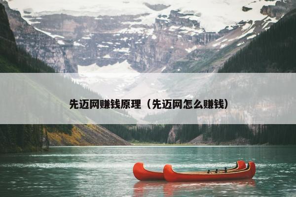 先迈网赚钱原理（先迈网怎么赚钱）