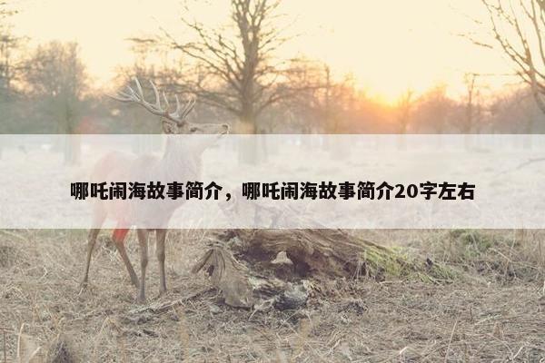 哪吒闹海故事简介，哪吒闹海故事简介20字左右
