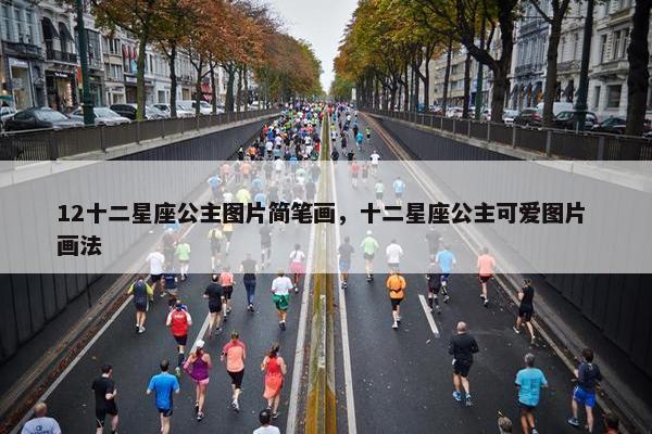 12十二星座公主图片简笔画，十二星座公主可爱图片 画法