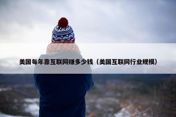 美国每年靠互联网赚多少钱（美国互联网行业规模）