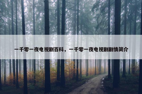 一千零一夜电视剧百科，一千零一夜电视剧剧情简介