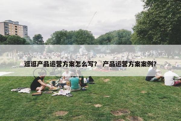 逛逛产品运营方案怎么写？ 产品运营方案案例？
