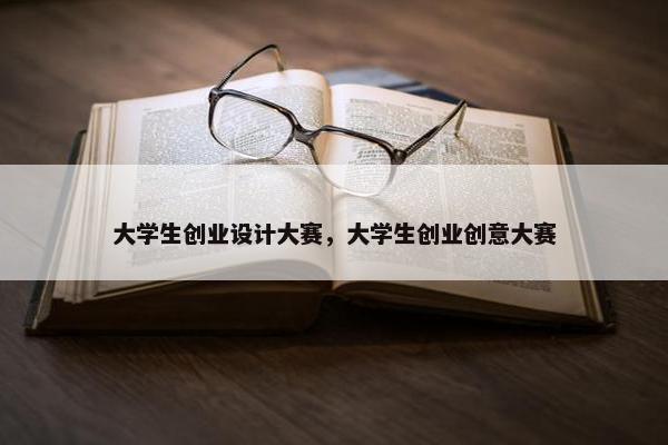 大学生创业设计大赛，大学生创业创意大赛