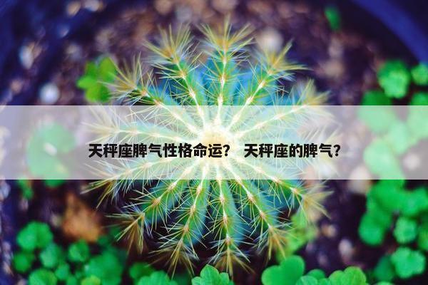 天秤座脾气性格命运？ 天秤座的脾气？