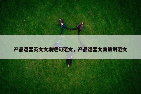 产品运营英文文案短句范文，产品运营文案策划范文