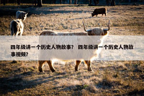 四年级讲一个历史人物故事？ 四年级讲一个历史人物故事视频？