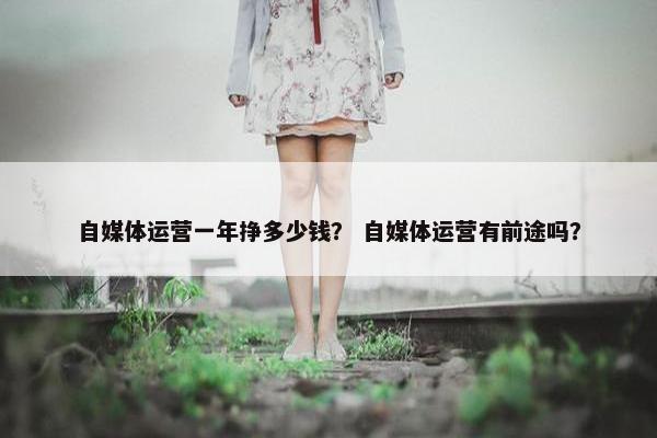 自媒体运营一年挣多少钱？ 自媒体运营有前途吗？
