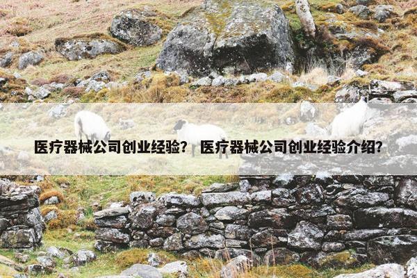医疗器械公司创业经验？ 医疗器械公司创业经验介绍？