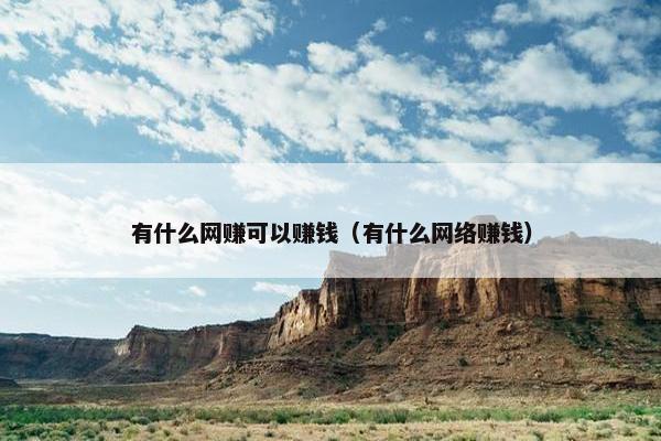 有什么网赚可以赚钱（有什么网络赚钱）