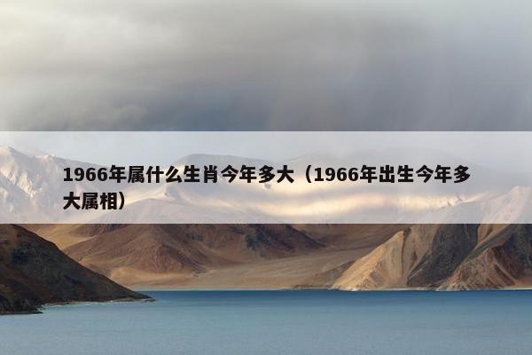 1966年属什么生肖今年多大（1966年出生今年多大属相）