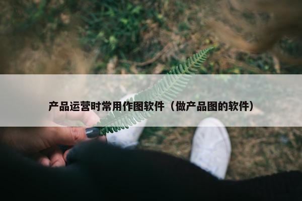 产品运营时常用作图软件（做产品图的软件）