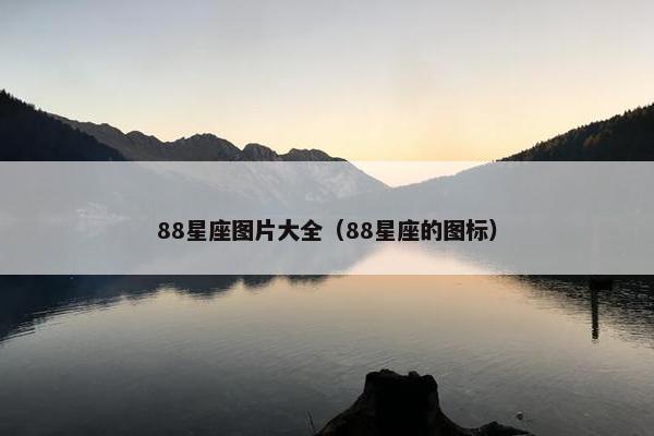 88星座图片大全（88星座的图标）