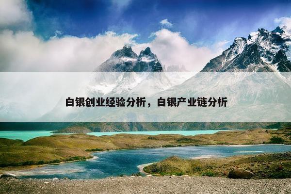 白银创业经验分析，白银产业链分析
