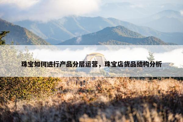 珠宝如何进行产品分层运营，珠宝店货品结构分析