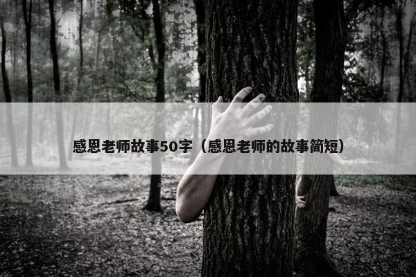 感恩老师故事50字（感恩老师的故事简短）