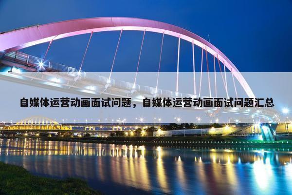 自媒体运营动画面试问题，自媒体运营动画面试问题汇总