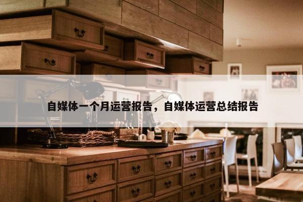 自媒体一个月运营报告，自媒体运营总结报告