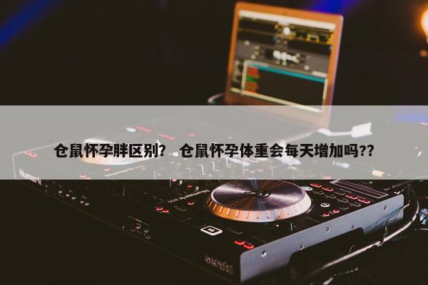 仓鼠怀孕胖区别？ 仓鼠怀孕体重会每天增加吗?？