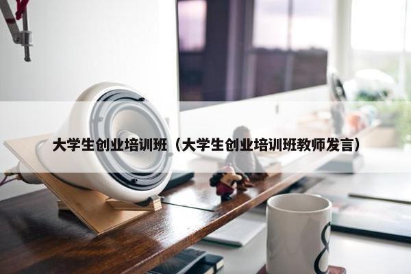 大学生创业培训班（大学生创业培训班教师发言）