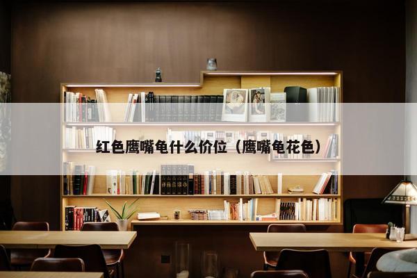 红色鹰嘴龟什么价位（鹰嘴龟花色）