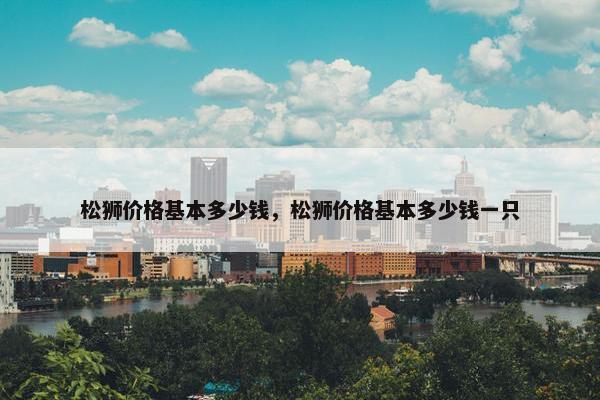 松狮价格基本多少钱，松狮价格基本多少钱一只