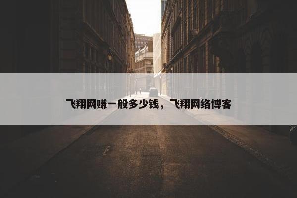 飞翔网赚一般多少钱，飞翔网络博客