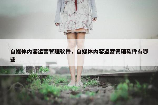 自媒体内容运营管理软件，自媒体内容运营管理软件有哪些