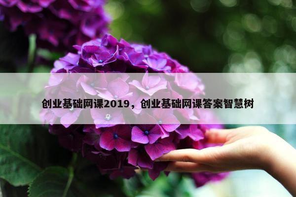创业基础网课2019，创业基础网课答案智慧树