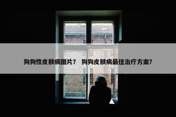 狗狗性皮肤病图片？ 狗狗皮肤病最佳治疗方案？