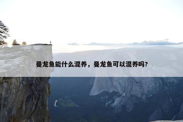 曼龙鱼能什么混养，曼龙鱼可以混养吗?
