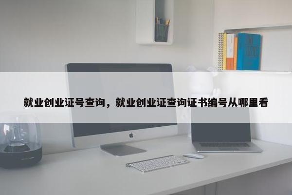 就业创业证号查询，就业创业证查询证书编号从哪里看