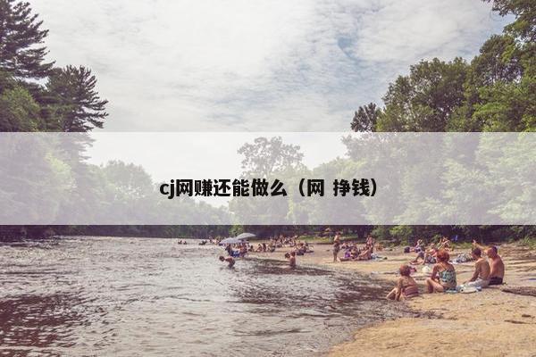 cj网赚还能做么（网 挣钱）
