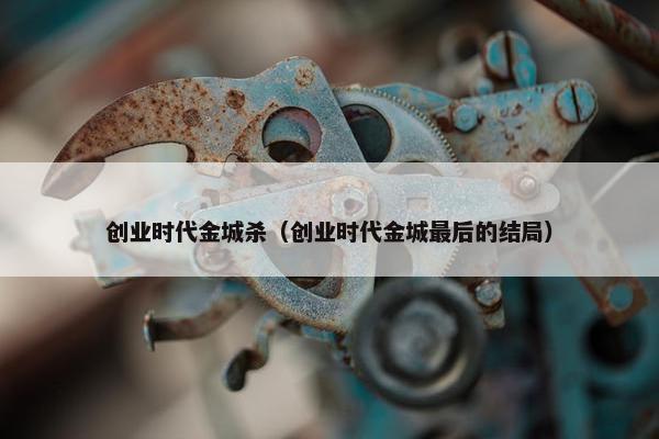 创业时代金城杀（创业时代金城最后的结局）
