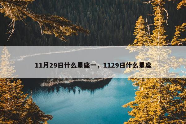 11月29日什么星座一，1129日什么星座