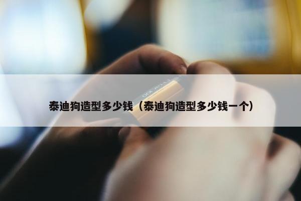 泰迪狗造型多少钱（泰迪狗造型多少钱一个）