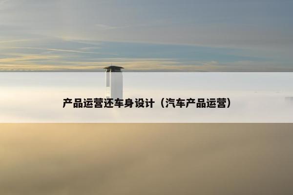 产品运营还车身设计（汽车产品运营）
