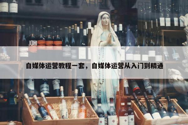 自媒体运营教程一套，自媒体运营从入门到精通