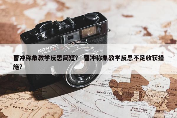 曹冲称象教学反思简短？ 曹冲称象教学反思不足收获措施？