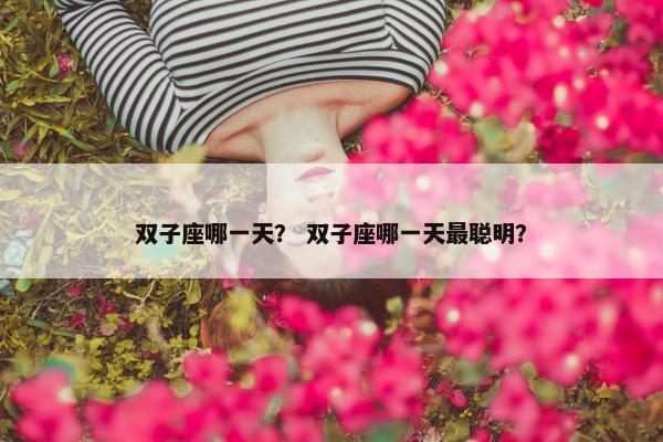 双子座哪一天？ 双子座哪一天最聪明？