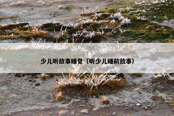 少儿听故事睡觉（听少儿睡前故事）