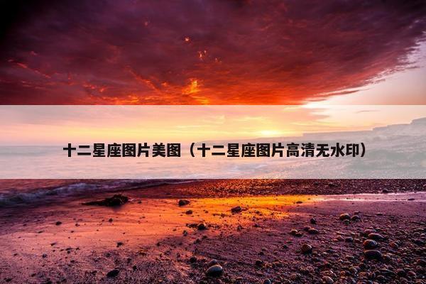 十二星座图片美图（十二星座图片高清无水印）