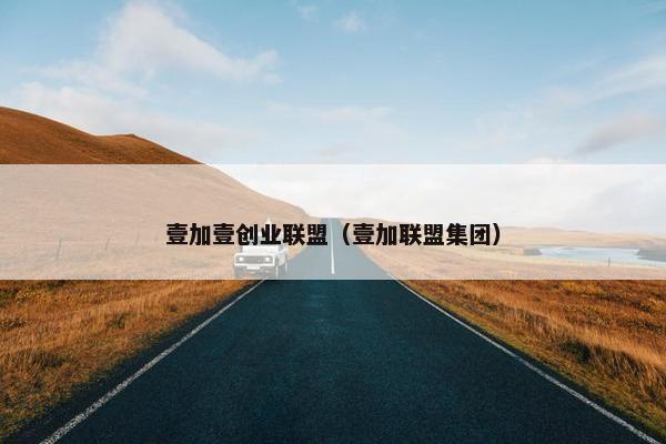 壹加壹创业联盟（壹加联盟集团）