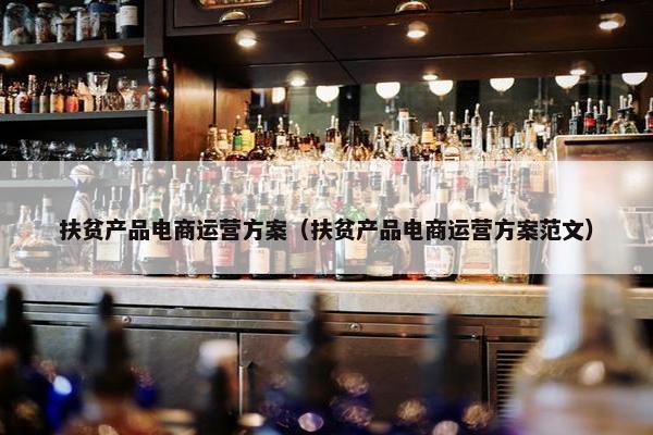 扶贫产品电商运营方案（扶贫产品电商运营方案范文）