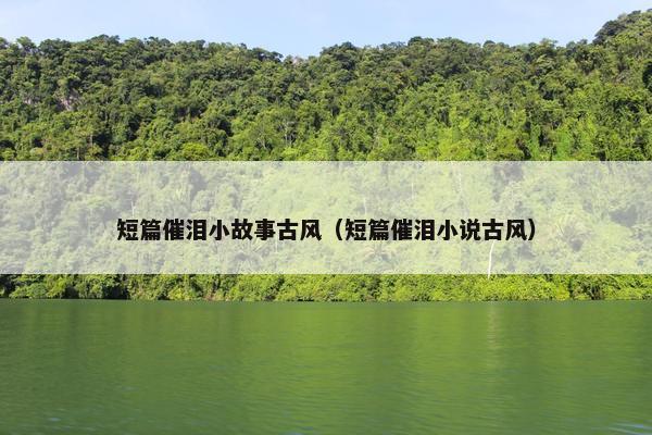 短篇催泪小故事古风（短篇催泪小说古风）