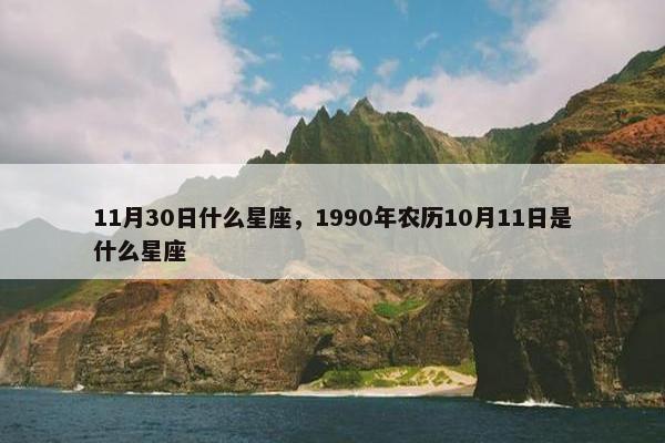 11月30日什么星座，1990年农历10月11日是什么星座