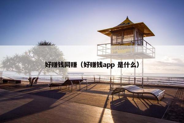 好赚钱网赚（好赚钱app 是什么）