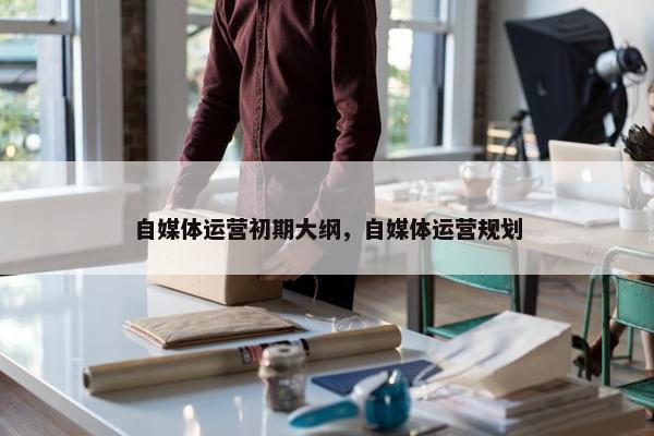 自媒体运营初期大纲，自媒体运营规划
