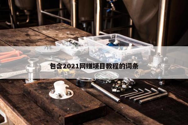 包含2021网赚项目教程的词条