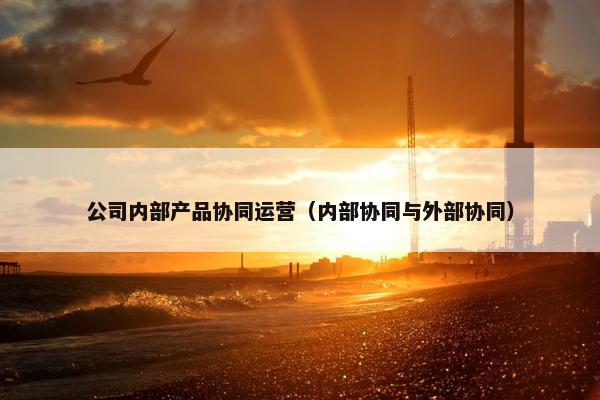 公司内部产品协同运营（内部协同与外部协同）